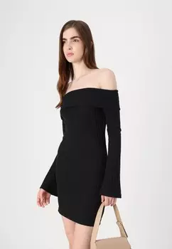 Платье-джемпер NMVILLAGE DRESS Noisy May, черный