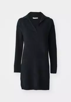 Платье-джемпер NOTCH NECK MINI Abercrombie & Fitch, черный
