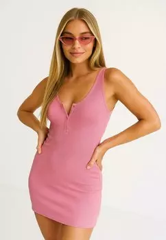 Платье-джемпер Nudyess, розовый