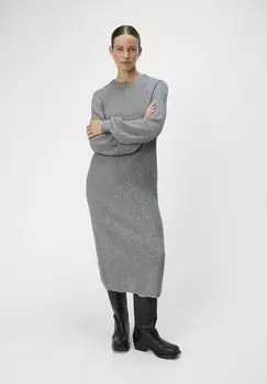 Платье-джемпер OBJDITTE RE NOOS Object, темно-серый