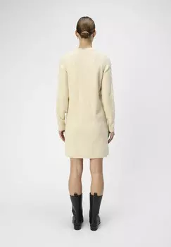 Платье-джемпер Object, молочный