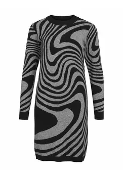 Платье-джемпер OBJRAY Object, черный