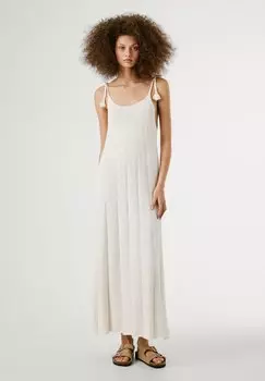 Платье-джемпер OHARA - Maxi dress Pepe Jeans, белый