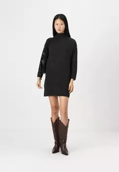 Платье-джемпер ONLALEXA BUTTON DRESS ONLY, серый