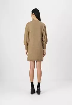 Платье-джемпер ONLJADA BALLOON O NECK DRESS ONLY, коричневый
