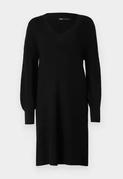 Платье-джемпер ONLKATIA V NECK DRESS ONLY Petite, черный
