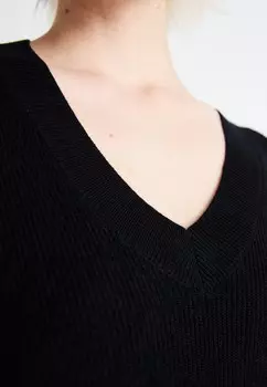Платье-джемпер ONLKATIA VNECK DRESS ONLY, черный