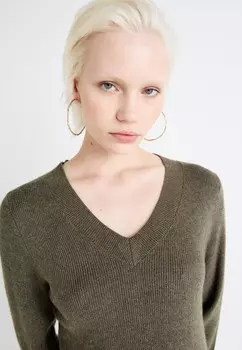 Платье-джемпер ONLKATIA VNECK DRESS ONLY, хаки