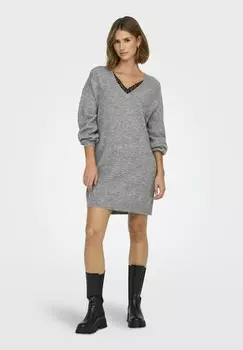 Платье-джемпер ONLY, серый
