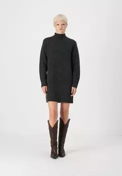 Платье-джемпер PCNEMESIO MOCK NECK DRESS Pieces, серый