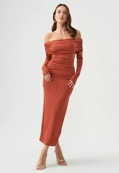 Платье-джемпер PIEDRA MIDI - Shift dress BWLDR, коричневый