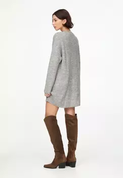 Платье-джемпер PULL&BEAR, светло-серый