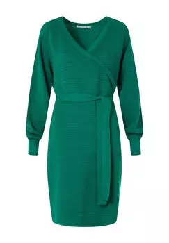 Платье-джемпер QUIOSQUE, зеленый