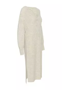 Платье-джемпер RAKEL CABLE Soaked in Luxury, цвет Mottled Light Grey