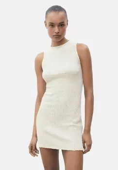 Платье-джемпер RIA - Shift dress Mango, кремовый