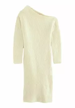 Платье-джемпер ROCHELLE HUMES BOUCLE REGULAR FIT Next, бежевый