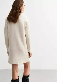 Платье-джемпер ROLL NECK New Look, бежевый