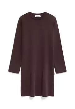 Платье-джемпер ROSANNIAAS ARMEDANGELS, темно-коричневый