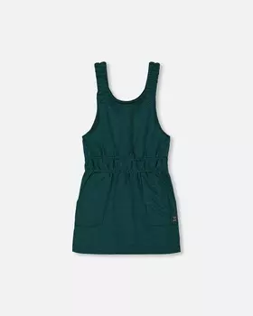 Платье-джемпер с карманом цвета «гусиные лапки» Deux par Deux, цвет Houndstood Teal