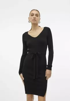 Платье-джемпер SABA Vero Moda, черный
