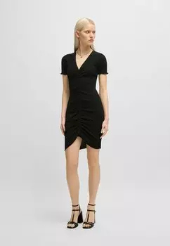 Платье-джемпер SLISERY - Shift dress HUGO, черный