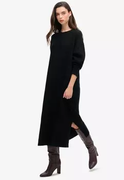 Платье-джемпер SLOUCH MIDI Superdry, черный