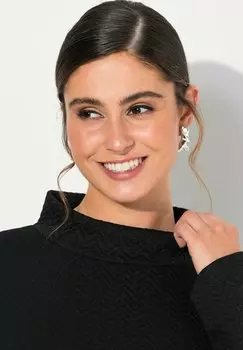 Платье-джемпер TEXTURED TURTLENECK Ulla Popken, черный