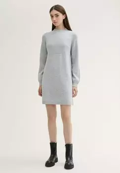 Платье-джемпер TOM TAILOR DENIM, серый