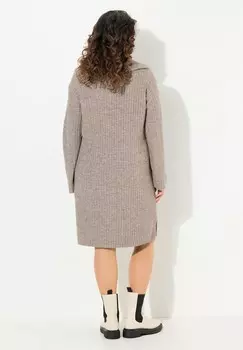 Платье-джемпер TROYER COLLAR Ulla Popken, серый