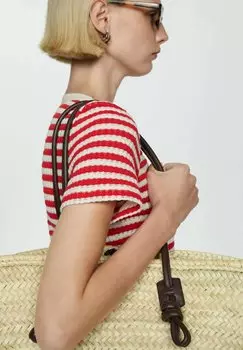 Платье-джемпер Tuni Mango, коралл