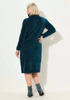Платье-джемпер TURTLENECK Ulla Popken, бирюзовый