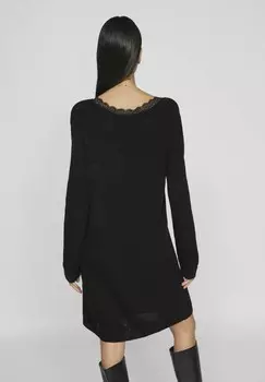 Платье-джемпер V-AUSSCHNITT VILA, черный
