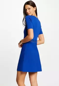 Платье-джемпер V-NECK Morgan, синий