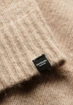 Платье-джемпер V NECK Superdry, бежевый