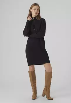 Платье-джемпер Vero Moda, черный