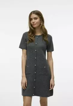 Платье-джемпер Vero Moda, темно-серый