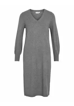 Платье-джемпер VICOMFY DRESS VILA, темно-серый