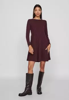 Платье-джемпер VILA, цвет Burnt Orange Denim