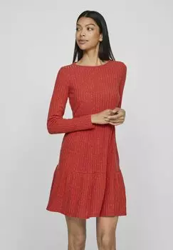 Платье-джемпер VILA, красный