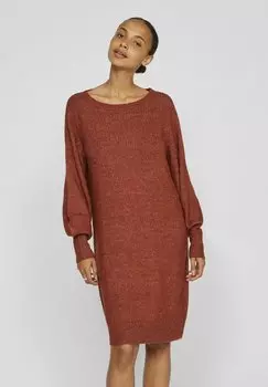 Платье-джемпер VILA, охра