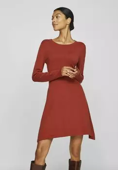 Платье-джемпер VILA, охра