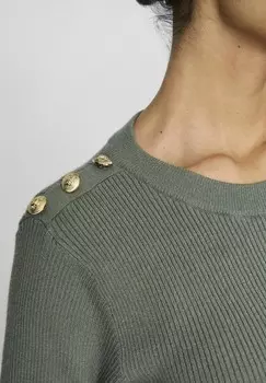 Платье-джемпер VILA, зеленый
