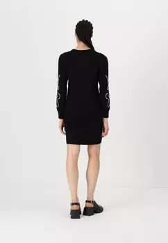 Платье-джемпер VIRALL DRESS VILA, черный