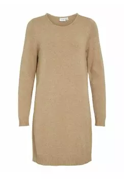 Платье-джемпер VIRIL NOOS VILA, бежевый