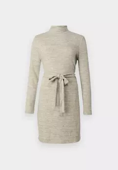 Платье-джемпер VMBELLA SHORT Vero Moda, серо-коричневый