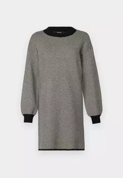 Платье-джемпер VMBLUSH O-NECK DRESS Vero Moda, черный