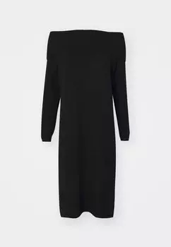 Платье-джемпер VMBOOM OFF SHOULDER DRESS Vero Moda, черный