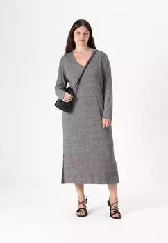 Платье-джемпер VMCCERI DRESS Vero Moda Curve, цвет Mottled Dark Grey
