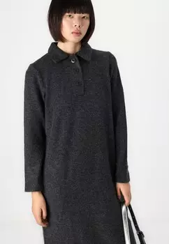 Платье-джемпер VMEBBA CALF DRESS Vero Moda, черный