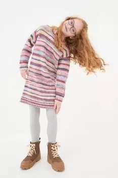 Платье джемпер в полоску Fatface Fat Face, бежевый